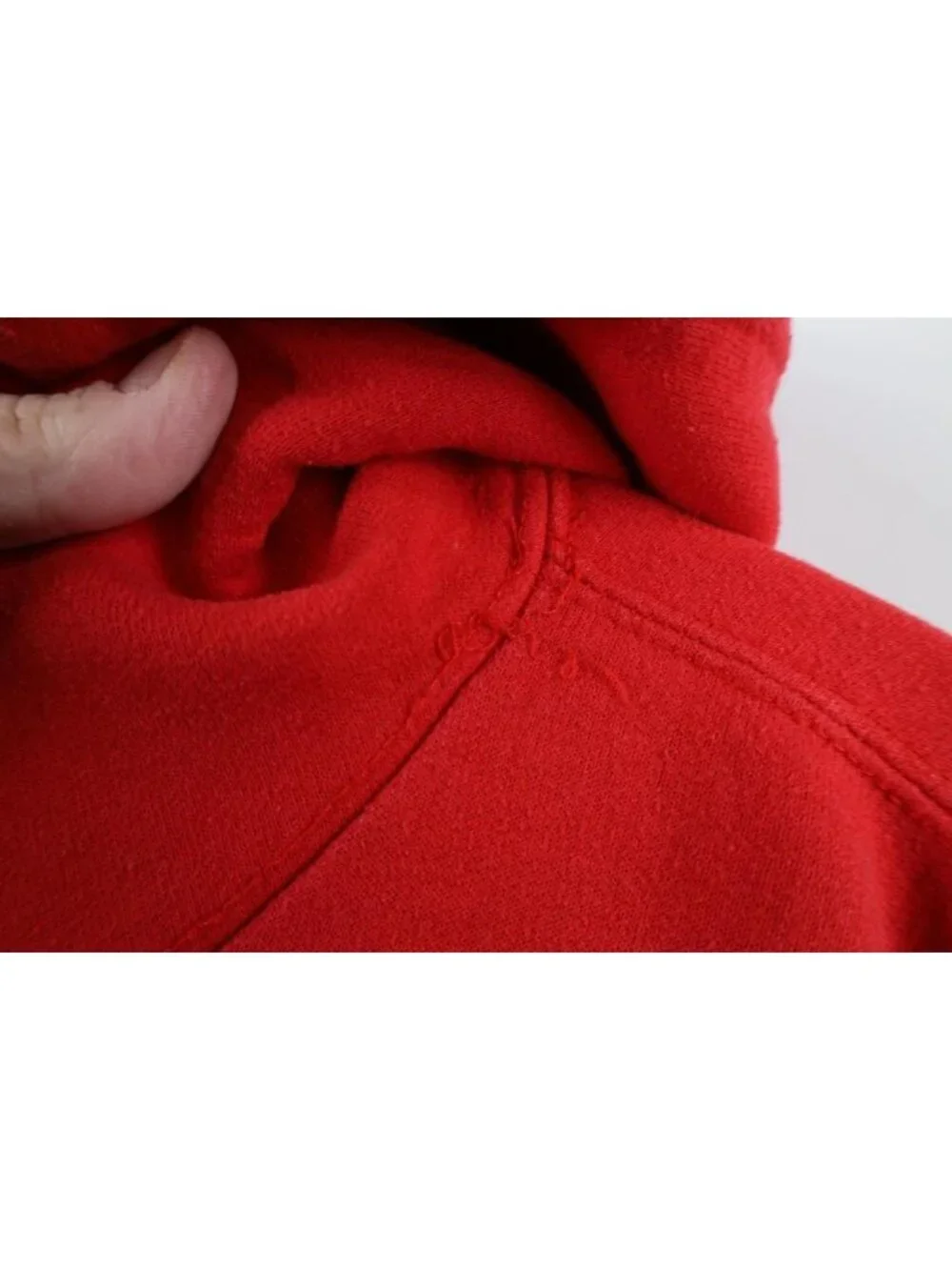 Vintage 90s Y2K Mens Large Spell Out Ohio State University Hoodie Sweatshirt Red